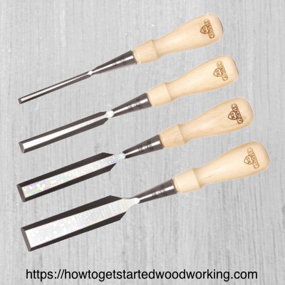 Wood chisels 1⁄4 ", 1⁄2 ", 3⁄4 ", 1"