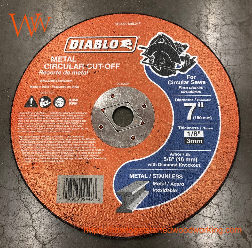 Abrasive Saw Blade