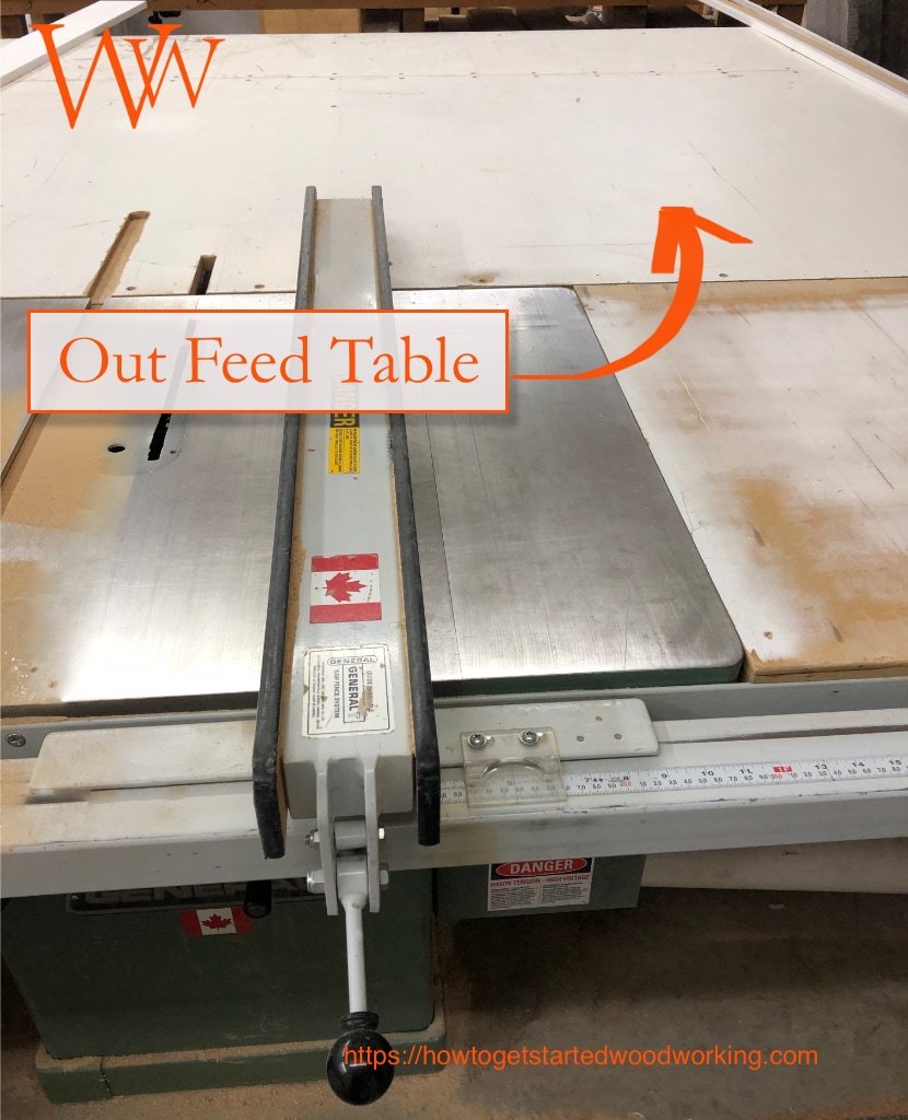 Out Feed Table