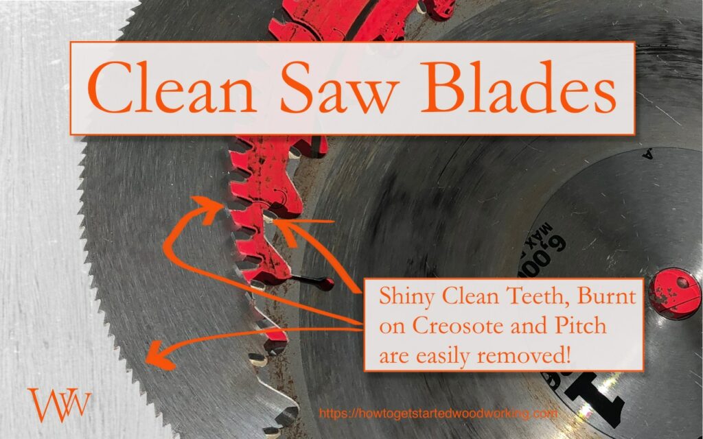 3 Ways To Clean A Saw Blade How To Get Started Woodworking